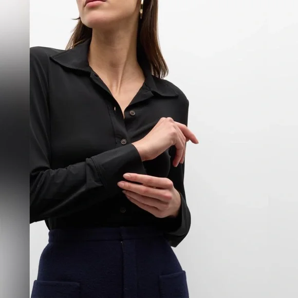 Vince Long-Sleeve Slim Button-Front Shirt - Picture 5 of 15